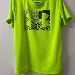 Under Armour Kids Neon Green T-Shirt